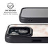 White Rose Gold Marble iPhone 15 Plus Kickstand Case